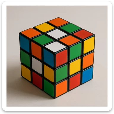 Rubik's Cube sticker