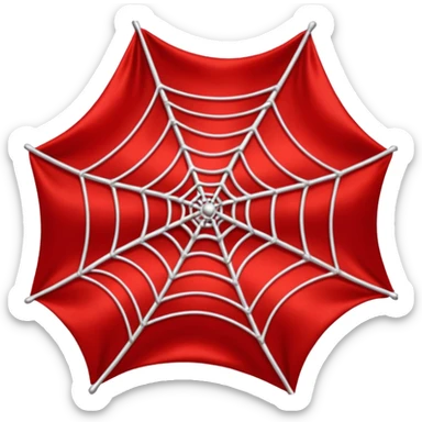 Telaraña roja sticker