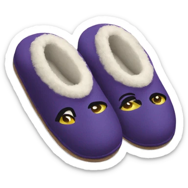 ugh slippers sticker