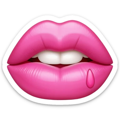 pink kiss  sticker