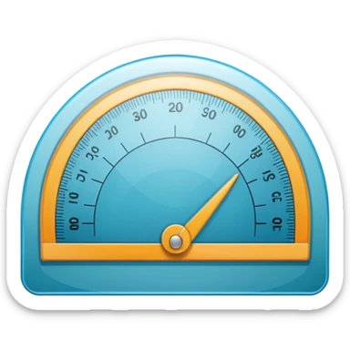 "📏" This emoji is for ruler. Then make an emoji for protractor. Which is real emoji type like the givel sticker