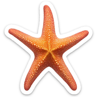 Sea star sticker