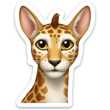 Gato jirafa sticker