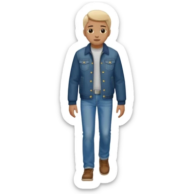 Person walking sticker