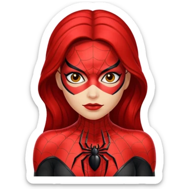 Spider woman sticker