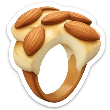 almond ring danish sticker