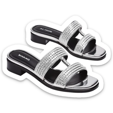 4k, clean, smooth lines, ultra realistic, shiny, Julie Tubular Crystal Embellished Slide Sandal
Alexander Wang, still life view sticker