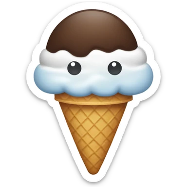 Ice cream sticker