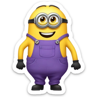 Mega minion mel sticker