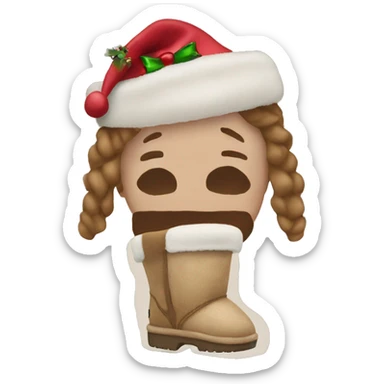 uggs christmas sticker