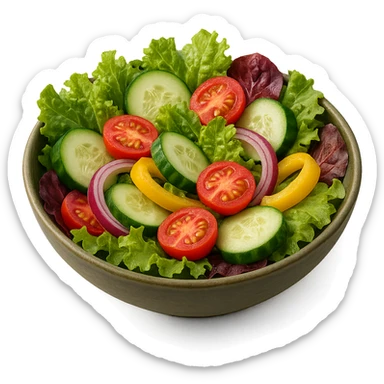 BOWL DI INSALATA,  iperrealistico 4k sticker