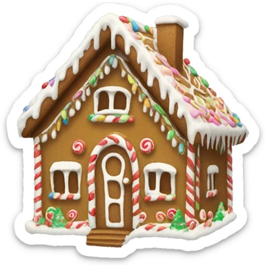 gingerbread house sticker