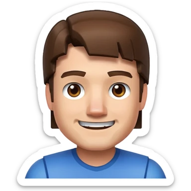 Steve from A Minecraft Movie sticker