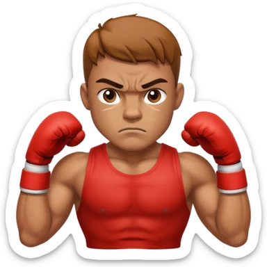 a boxer  sticker