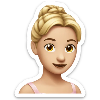 Balerina pini sticker