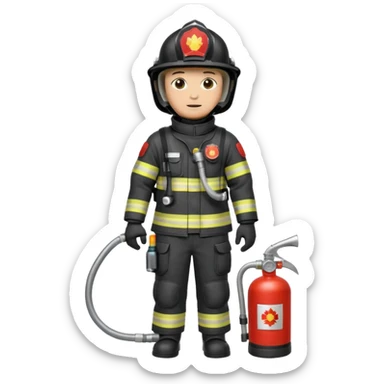 Firefighter Suit sticker