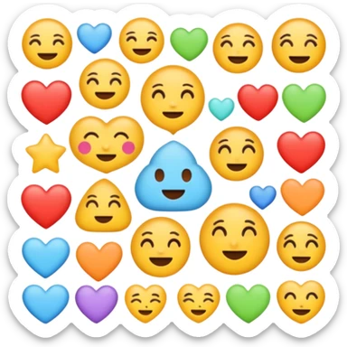 self care style emojis sticker