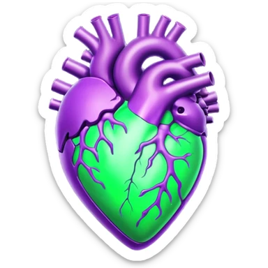 Toxic Heart
 sticker