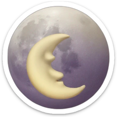 lune bordeaux sticker