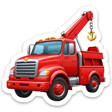 tow truck sticker