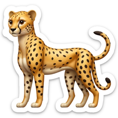 Cheetah sticker