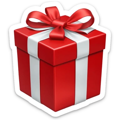 Gift box sticker