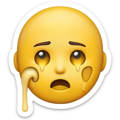 make an emoji choking itself sticker