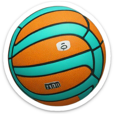 netball ball sticker