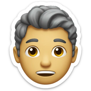 Smacking forehead sticker