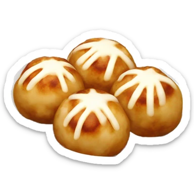 Takoyaki balls dish sticker