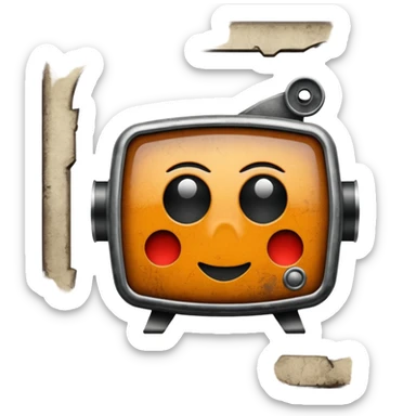 Grunge Film logo sticker