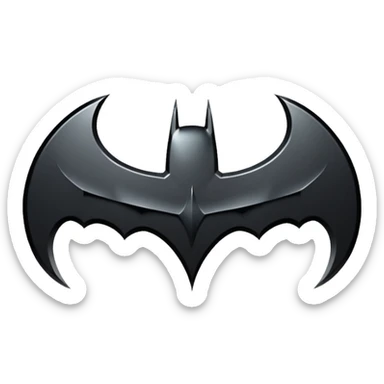 arkham batman symbol sticker
