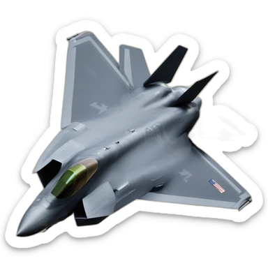 F-35B Lightning II stealth fighter jet sticker