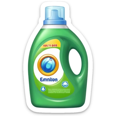Laundry Detergent sticker