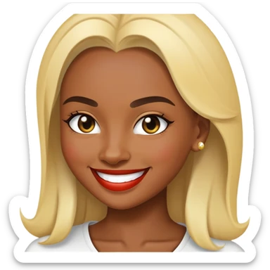 rea milla the hungarian black model, cool emoji sticker