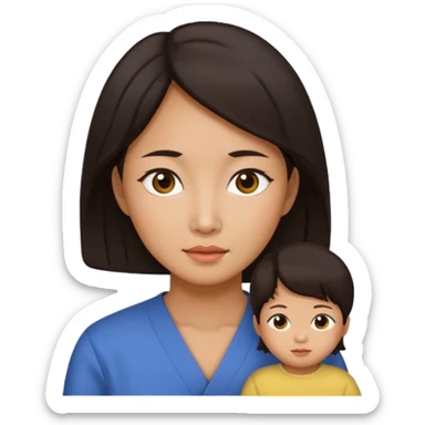 korean mother sticker