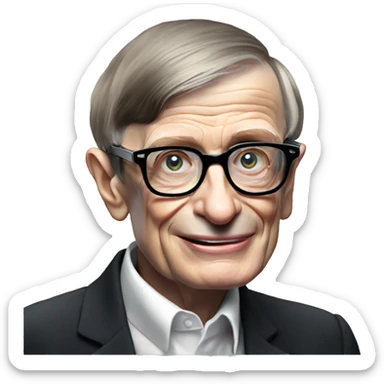 steven Hawking doing DJ  sticker