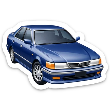 Сделай тойоту Марк 2 (х100) 1997 года, темно синего цвета sticker