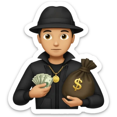 Ladrón hombre  sticker