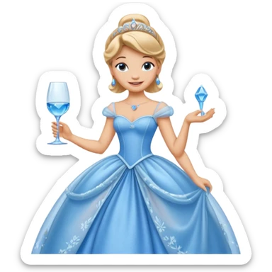 cinderella emoji sticker