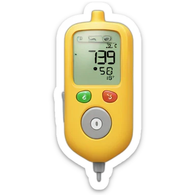 Continuous glucose monitor sticker