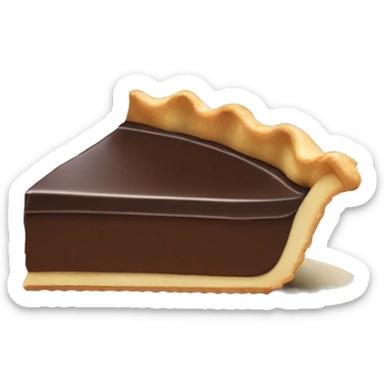 Chocolate pie sticker