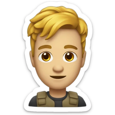 Mec qui se claque la tête sticker