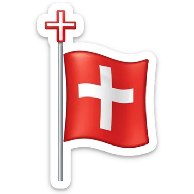 swiss flag sticker