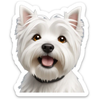 west highland white terrier sticker