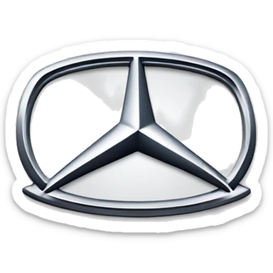 Mercedes benz logo sticker