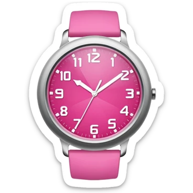 reloj de arena rosado sticker