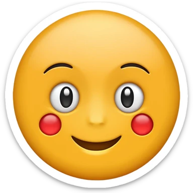 minimal emoji with the text 'OK' and a simple background for a Discord bot sticker