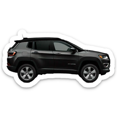 All black jeep compass sticker