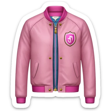Football wearing a jacket and pink jeans sticker